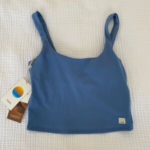 Vuori Sky Blue Activewear Top